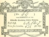 An illustration from American book-plates, a guide to their study with examples ... With a bibliography by Eben Hewins ... Illustrated with many reproductions of rare and interesting book-plates and in the finer editions with many prints from the original coppers both old and recent (1905)