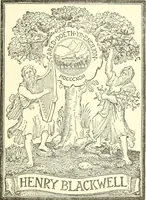 An illustration from American book-plates, a guide to their study with examples ... With a bibliography by Eben Hewins ... Illustrated with many reproductions of rare and interesting book-plates and in the finer editions with many prints from the original coppers both old and recent (1905)