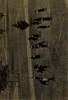 An illustration from Play, comprising games for the kindergarten, playground, schoolroom and college; how to coach and play girls' basket-ball, etc (1912)