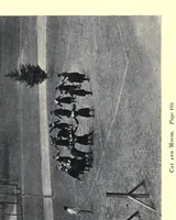 An illustration from Play : comprising games for the kindergarten, playground, schoolroom and college : how to coach and play girl's basket-ball, etc. (1910)