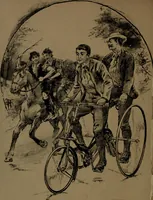 An illustration from The pleasures, objects, and advantages of cycling : with numerous illustrations (1887)