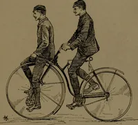 An illustration from The pleasures, objects, and advantages of cycling : with numerous illustrations (1887)