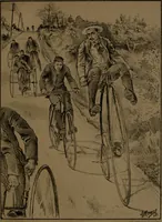 An illustration from The pleasures, objects, and advantages of cycling : with numerous illustrations (1887)
