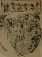 An illustration from The pleasures, objects, and advantages of cycling : with numerous illustrations (1887)