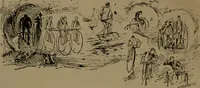 An illustration from The pleasures, objects, and advantages of cycling : with numerous illustrations (1887)