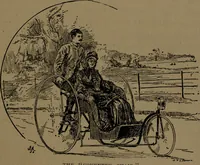 An illustration from The pleasures, objects, and advantages of cycling : with numerous illustrations (1887)