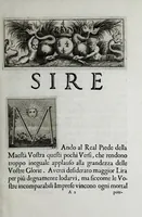 Picture 1 of 5 from Poesie di Lodovico Adimari, patrizio fiorentino e gentiluomo della camera del Serenissimo di Mantova, alla maestà del gloriosissmo e cristianissimo Lodovico XIV il grande (1693), leaf 7