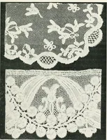 An illustration from Point and pillow lace : a short account of various kinds ancient and modern, and how to recognize them (1899)