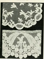 An illustration from Point and pillow lace : a short account of various kinds ancient and modern, and how to recognize them (1899)