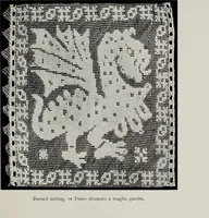 Picture 8 of 55 from Point and pillow lace; a short account of various kinds, ancient and modern, and how to recognise them (1905), leaf 42