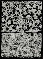 An illustration from Point and pillow lace : a short account of various kinds ancient and modern, and how to recognize them (1899)