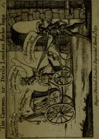 An illustration from A political and satirical history of the years 1756 and 1757 : in a series of seventy-five humorous and entertaining prints, containing all the most remarkable transactions, characters and caricaturas of those two memorable years, to which is annexed, an explanatory account or key to every print, which renders the whole full and significant (1758)