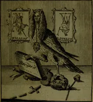 An illustration from A political and satirical history of the years 1756 and 1757 : in a series of seventy-five humorous and entertaining prints, containing all the most remarkable transactions, characters and caricaturas of those two memorable years, to which is annexed, an explanatory account or key to every print, which renders the whole full and significant (1758)