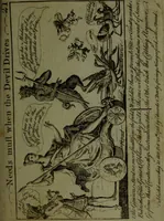An illustration from A political and satirical history of the years 1756 and 1757 : in a series of seventy-five humorous and entertaining prints, containing all the most remarkable transactions, characters and caricaturas of those two memorable years, to which is annexed, an explanatory account or key to every print, which renders the whole full and significant (1758)