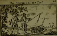 An illustration from A political and satirical history of the years 1756 and 1757 : in a series of seventy-five humorous and entertaining prints, containing all the most remarkable transactions, characters and caricaturas of those two memorable years, to which is annexed, an explanatory account or key to every print, which renders the whole full and significant (1758)