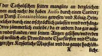 An illustration from Politische Schatzcammer oder Form zu regieren, : das ist: Ausserlesene schöne Discurs Relationes, Instructiones kayserlicher, königlicher Ambassiatorn vnd Bottschafften, oder Historische, Königlicher Ambassiatorn vnd Bottschafften oder historische, politische Erzehlungen vnd Rahtschläge vieler Königreichen, geistlicher vnd weltlicher Stände, ihre Wahl, Regimenten, Bündnuss, Heimligkeiten, so wol wegen derer Administration, Conseruation, als auch Æraria vnd Einkommen, zu Kriegs vnd Friedenszeiten, belanget: (1618)