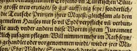 An illustration from Politische Schatzcammer oder Form zu regieren, : das ist: Ausserlesene schöne Discurs Relationes, Instructiones kayserlicher, königlicher Ambassiatorn vnd Bottschafften, oder Historische, Königlicher Ambassiatorn vnd Bottschafften oder historische, politische Erzehlungen vnd Rahtschläge vieler Königreichen, geistlicher vnd weltlicher Stände, ihre Wahl, Regimenten, Bündnuss, Heimligkeiten, so wol wegen derer Administration, Conseruation, als auch Æraria vnd Einkommen, zu Kriegs vnd Friedenszeiten, belanget: (1618)