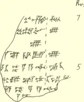 An illustration from Politisch-religiöse Texte aus der Sargonidenzeit. Hrsg. von Ernst George Klauber (1913)