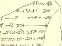 An illustration from Politisch-religiöse Texte aus der Sargonidenzeit. Hrsg. von Ernst George Klauber (1913)