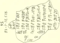 An illustration from Politisch-religiöse Texte aus der Sargonidenzeit. Hrsg. von Ernst George Klauber (1913)