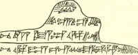 An illustration from Politisch-religiöse Texte aus der Sargonidenzeit. Hrsg. von Ernst George Klauber (1913)