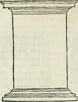 An illustration from M. Vitrvvii Pollionis De architectvra libri decem ad Caesarem Avgvstvm : omnibus omnium editionibus longè emendatiores, collatis veteribus exemplis : accesservnt Gulielmi Philandri Castilionii, ciuis Romani, annotationes castigatiores, & plus tertia parte locupletiores : adiecta est Epitome in omnes Georgij Agricolae De mensuris & ponderibus libros, eodem avtore : cum Graeco pariter & Latino indice locupletissimo (1552)