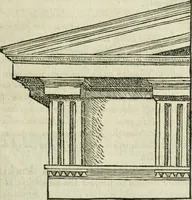 An illustration from M. Vitrvvii Pollionis De architectvra libri decem ad Caesarem Avgvstvm : omnibus omnium editionibus longè emendatiores, collatis veteribus exemplis : accesservnt Gulielmi Philandri Castilionii, ciuis Romani, annotationes castigatiores, & plus tertia parte locupletiores : adiecta est Epitome in omnes Georgij Agricolae De mensuris & ponderibus libros, eodem avtore : cum Graeco pariter & Latino indice locupletissimo (1552)