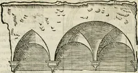 An illustration from M. Vitrvvii Pollionis De architectvra libri decem ad Caesarem Avgvstvm : omnibus omnium editionibus longè emendatiores, collatis veteribus exemplis : accesservnt Gulielmi Philandri Castilionii, ciuis Romani, annotationes castigatiores, & plus tertia parte locupletiores : adiecta est Epitome in omnes Georgij Agricolae De mensuris & ponderibus libros, eodem avtore : cum Graeco pariter & Latino indice locupletissimo (1552)
