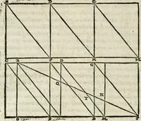 An illustration from M. Vitrvvii Pollionis De architectvra libri decem ad Caesarem Avgvstvm : omnibus omnium editionibus longè emendatiores, collatis veteribus exemplis : accesservnt Gulielmi Philandri Castilionii, ciuis Romani, annotationes castigatiores, & plus tertia parte locupletiores : adiecta est Epitome in omnes Georgij Agricolae De mensuris & ponderibus libros, eodem avtore : cum Graeco pariter & Latino indice locupletissimo (1552)