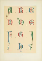 An illustration from Polychromatic decoration as applied to buildings in the mediæval styles. Thirty-six plates in colours and gold with introductory and descriptive text (1882)