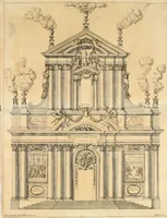 Picture 6 of 27 from Pompa funebre nell'esequie celebrate in Roma al cardinal Mazarini nella chiesa de SS. Vincenzo & Anastasio (1661), leaf 13