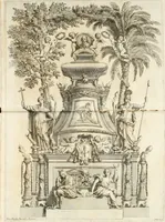 Picture 8 of 27 from Pompa funebre nell'esequie celebrate in Roma al cardinal Mazarini nella chiesa de SS. Vincenzo & Anastasio (1661), leaf 17
