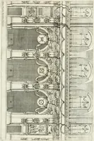 An illustration from Pompa funebre nell'esequie celebrate in Roma al cardinal Mazarini nella chiesa de SS. Vincenzo & Anastasio (1661)