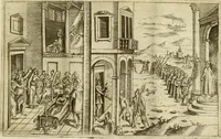 An illustration from Pompe funebri di tutte le nationi del mondo : raccolte dalle storie sagre et profane (1646)