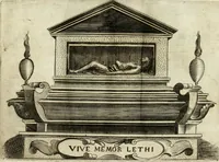 Picture 1 of 44 from Pompe funebri di tutte le nationi del mondo : raccolte dalle storie sagre et profane (1646), leaf 8