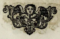 An illustration from Pompe funerali celebrate in Napoli per l'eccellentissima signora d. Caterina d'Aragona, e Sandovale, duchessa di Segorbia , Cardona, &c. : con l'aggiunta di altri componimenti intorno al medesimo soggetto : dedicate all'ecellentissimo suo figlio d. Luigi della Cerda, duca di Medina-Celi, &c., vicerè e capitan generale nel regno di Napoli (1697)
