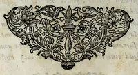 An illustration from Pompe funerali celebrate in Napoli per l'eccellentissima signora d. Caterina d'Aragona, e Sandovale, duchessa di Segorbia , Cardona, &c. : con l'aggiunta di altri componimenti intorno al medesimo soggetto : dedicate all'ecellentissimo suo figlio d. Luigi della Cerda, duca di Medina-Celi, &c., vicerè e capitan generale nel regno di Napoli (1697)