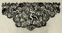 An illustration from Pompe funerali celebrate in Napoli per l'eccellentissima signora d. Caterina d'Aragona, e Sandovale, duchessa di Segorbia , Cardona, &c. : con l'aggiunta di altri componimenti intorno al medesimo soggetto : dedicate all'ecellentissimo suo figlio d. Luigi della Cerda, duca di Medina-Celi, &c., vicerè e capitan generale nel regno di Napoli (1697)
