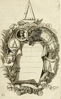 An illustration from Pompe fvnebri dell'vniverso : nella morte di Filippo qvarto il grande re delle Spagne, monarca cattolico, celebrate in Napoli alli XVIII. di febraro MDCLXVI dall'eminentissimo signore don Pascale Aragona ... (1666)