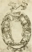 An illustration from Pompe fvnebri dell'vniverso : nella morte di Filippo qvarto il grande re delle Spagne, monarca cattolico, celebrate in Napoli alli XVIII. di febraro MDCLXVI dall'eminentissimo signore don Pascale Aragona ... (1666)