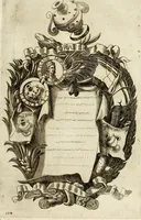 An illustration from Pompe fvnebri dell'vniverso : nella morte di Filippo qvarto il grande re delle Spagne, monarca cattolico, celebrate in Napoli alli XVIII. di febraro MDCLXVI dall'eminentissimo signore don Pascale Aragona ... (1666)
