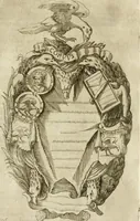 An illustration from Pompe fvnebri dell'vniverso : nella morte di Filippo qvarto il grande re delle Spagne, monarca cattolico, celebrate in Napoli alli XVIII. di febraro MDCLXVI dall'eminentissimo signore don Pascale Aragona ... (1666)
