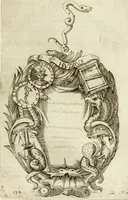 An illustration from Pompe fvnebri dell'vniverso : nella morte di Filippo qvarto il grande re delle Spagne, monarca cattolico, celebrate in Napoli alli XVIII. di febraro MDCLXVI dall'eminentissimo signore don Pascale Aragona ... (1666)