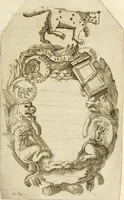 An illustration from Pompe fvnebri dell'vniverso : nella morte di Filippo qvarto il grande re delle Spagne, monarca cattolico, celebrate in Napoli alli XVIII. di febraro MDCLXVI dall'eminentissimo signore don Pascale Aragona ... (1666)