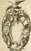 An illustration from Pompe fvnebri dell'vniverso : nella morte di Filippo qvarto il grande re delle Spagne, monarca cattolico, celebrate in Napoli alli XVIII. di febraro MDCLXVI dall'eminentissimo signore don Pascale Aragona ... (1666)
