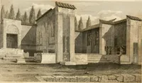 An illustration from Pompeiana : the topography, edifices and ornaments of Pompeii, the result of excavations since 1819 (1837)