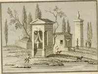 An illustration from Pompeiana : the topography, edifices and ornaments of Pompeii, the result of excavations since 1819 (1837)