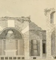 An illustration from Pompeiana : the topography, edifices and ornaments of Pompeii, the result of excavations since 1819 (1837)