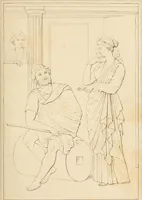 An illustration from Pompeiana : the topography, edifices and ornaments of Pompeii, the result of excavations since 1819 (1837)