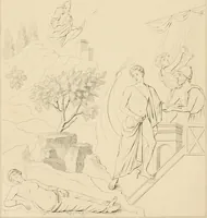 An illustration from Pompeiana : the topography, edifices and ornaments of Pompeii, the result of excavations since 1819 (1837)
